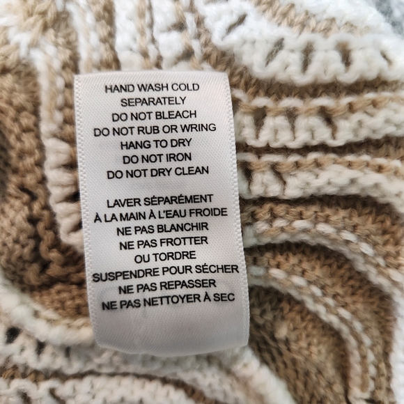 CLEO Infinity Neutral Pastel Knit Scarf - Picture 9 of 9